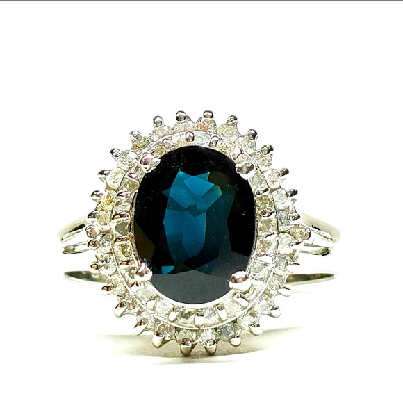 Jewelry RingSapphire 2.2ct Platinum 3713483
